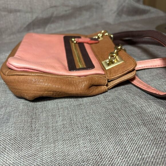 Pilcro and the Letterpress Pebble Leather Tan Crossbody bag - Picture 4 of 16